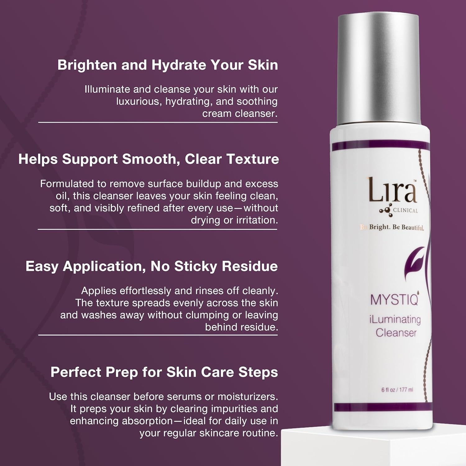 Lira Clinical Mystiq iLuminating Cleanser 177ml