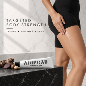 Adipeau Strength Gel for Targeted areas of the body with Weak, Crepey Ageing Skin.