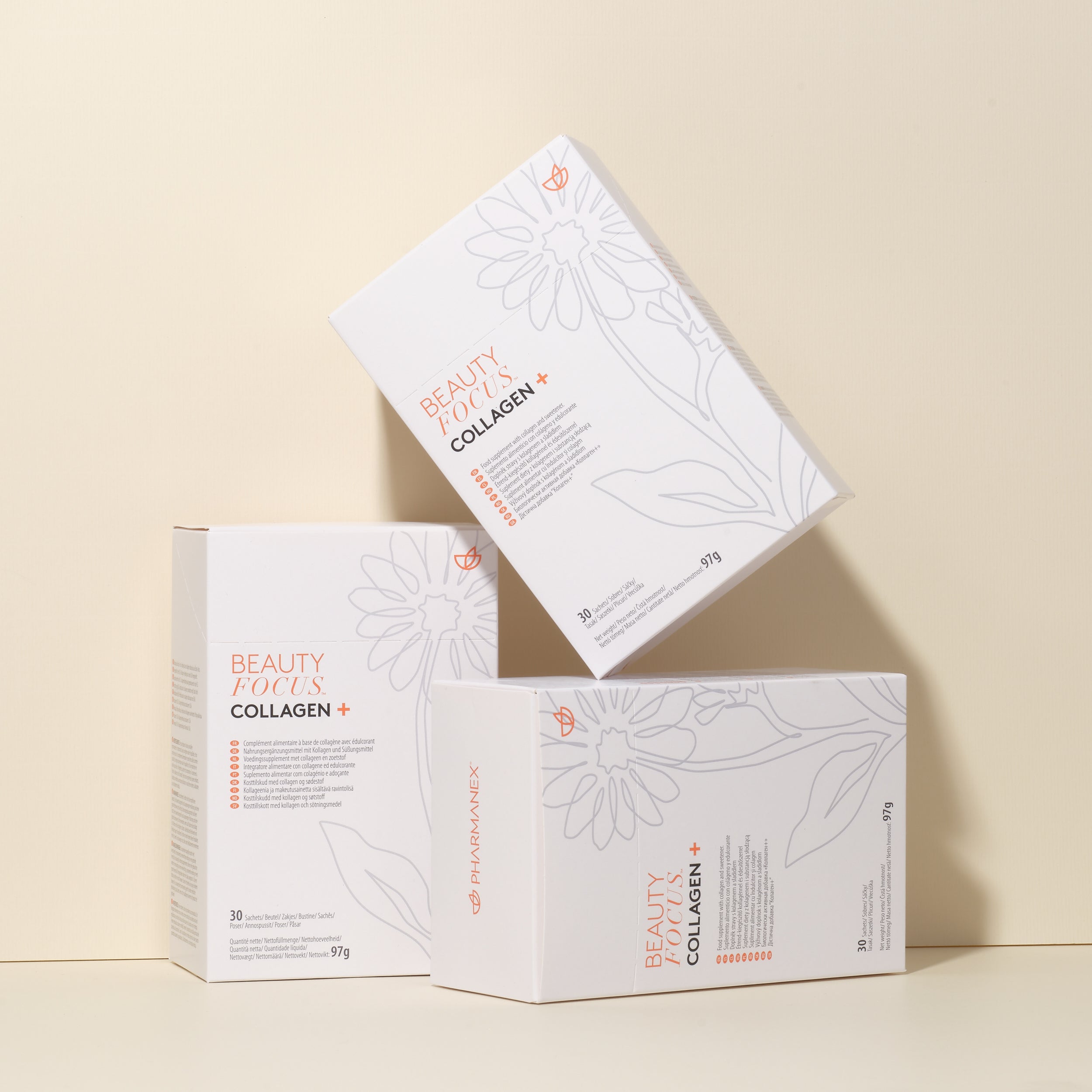 Nu Skin Pharmanex Collagen Plus supplement for skin firmness, hydration and barrier support