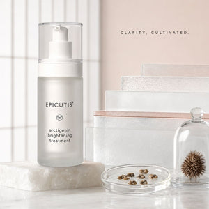 Epicutis Arctigenin Brightening Treatment for skin clarity and brightening.