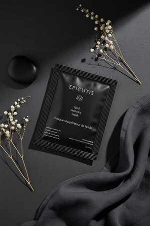 Epicutis Lipid Recovery Mask – Dark Stone Flat Lay