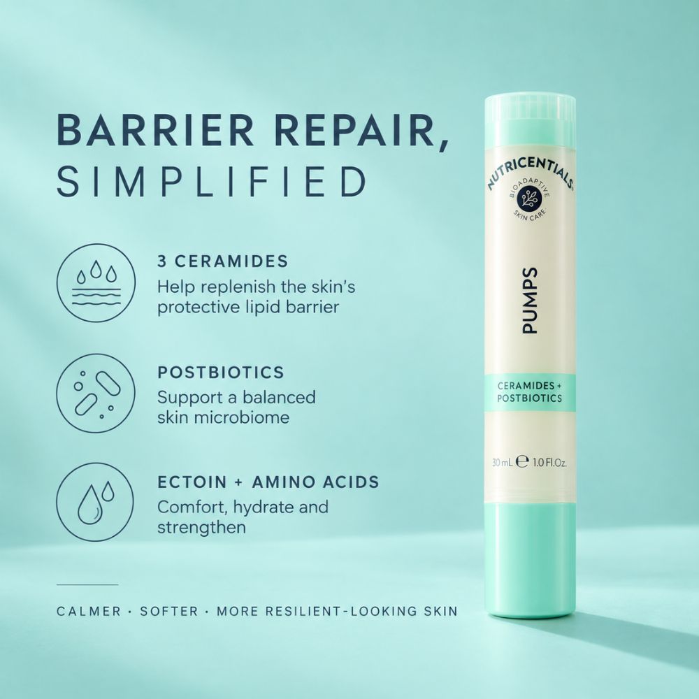 Nu Skin Nutriecentials Ceramides Postbiotics Pumps Serum Shop UK
