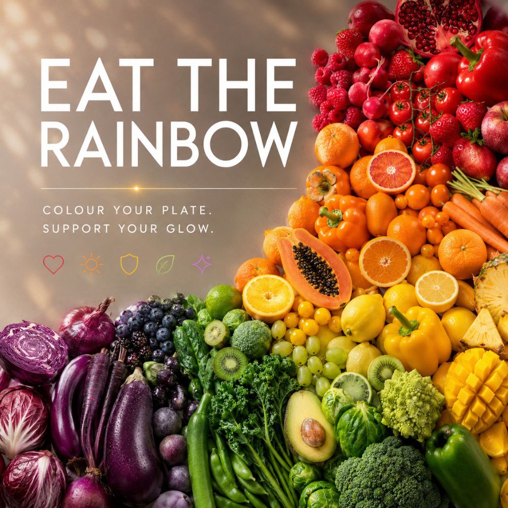 Eat the Rainbow: Carotenoid-Rich Foods for Skin Glow, Eye Health & Antioxidant Protection