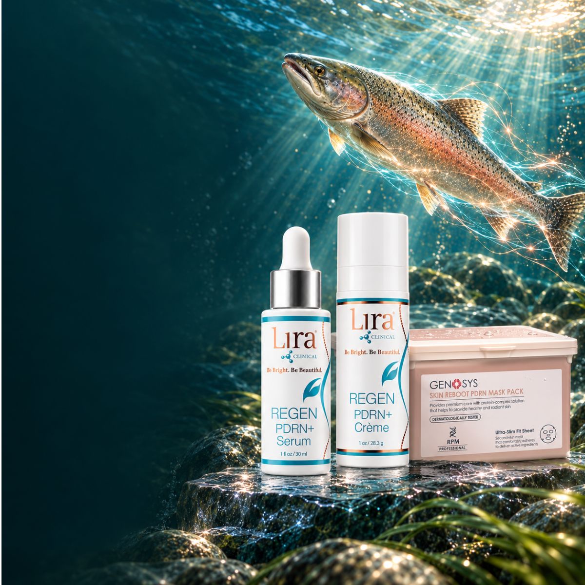 PDRN Skincare Products derived from Salmon DNA for skin regeneration. Shop UK