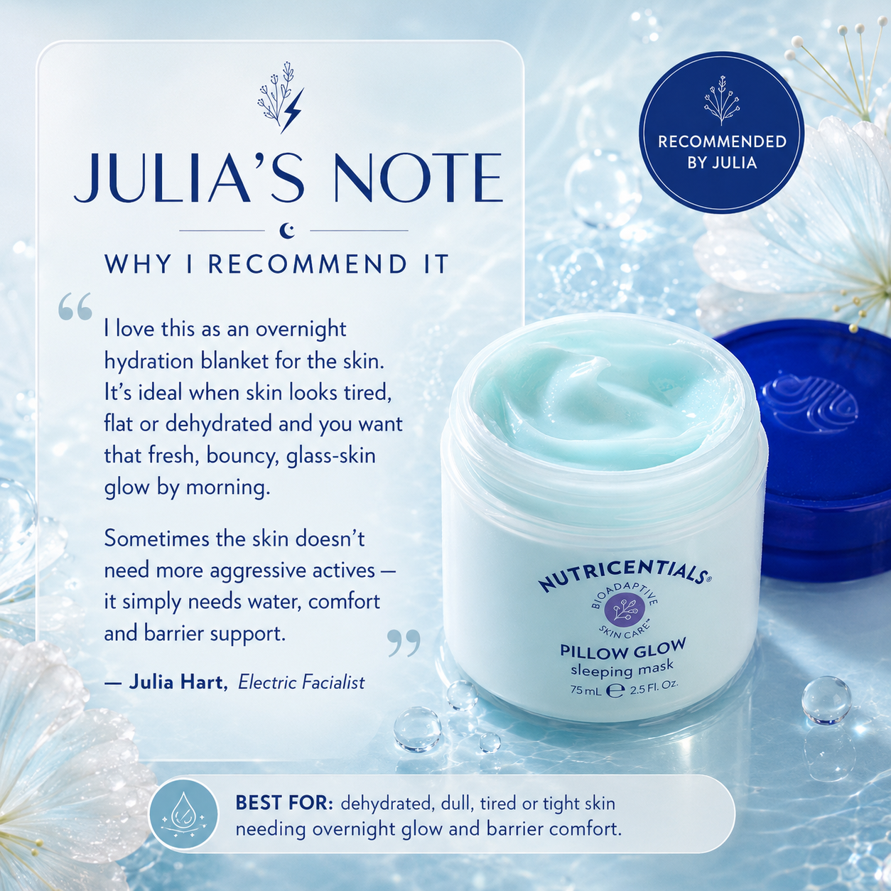 Nu Skin Nutricentials Pillow Glow Sleeping Mask 75ml