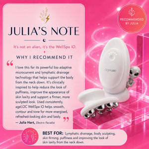 Julia's Note Nu Skin Wellspa iO Micocurrent device