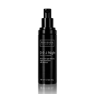 Revision Skincare D.E.J Night Face Cream, all-in-one age defying night treatment with Retinol, Shop UK.