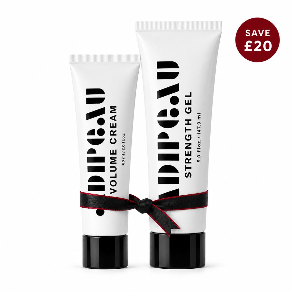 Adipeau Face and Body Bundle, save £20 on Adipeau Volume Cream and Strength Gel, Shop UK.