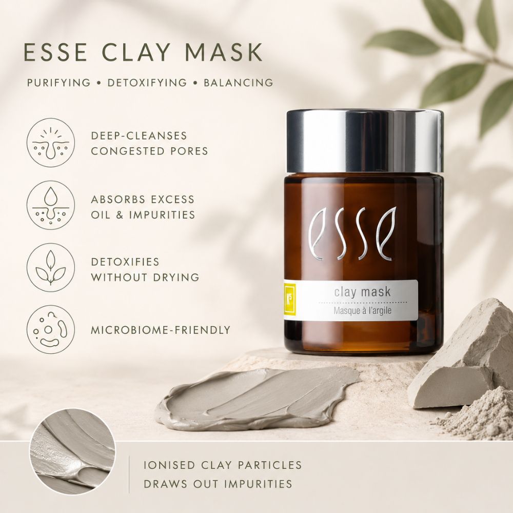 Esse Clay Mask Infographic