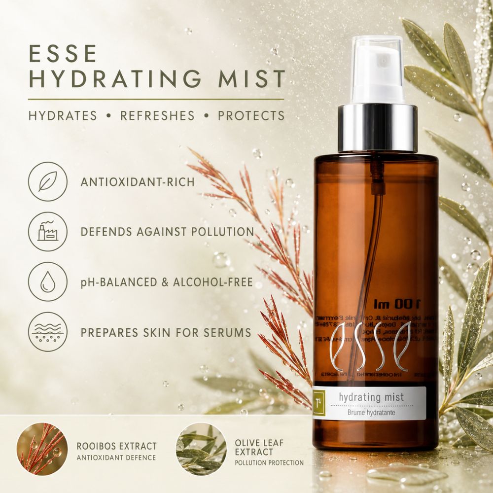 Esse Hydrating Mist UK Infographic