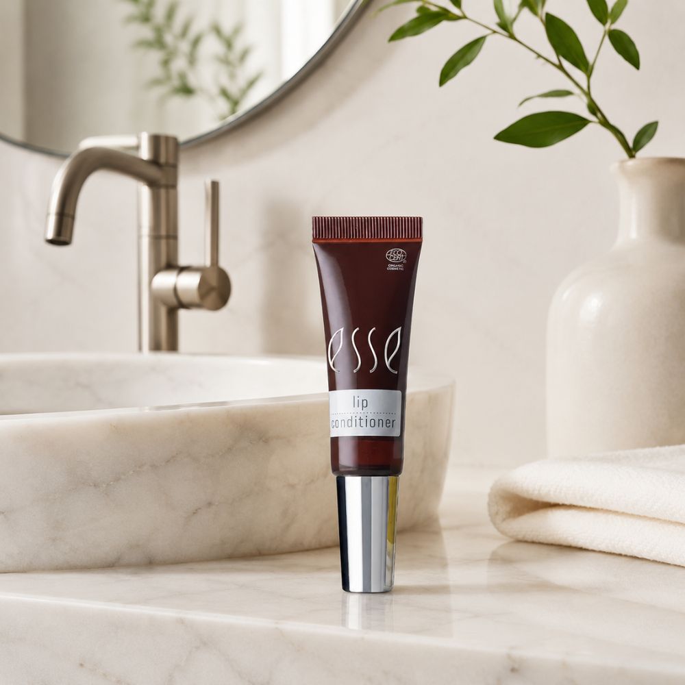 Esse Lip Conditioner in a Spa Bathroom