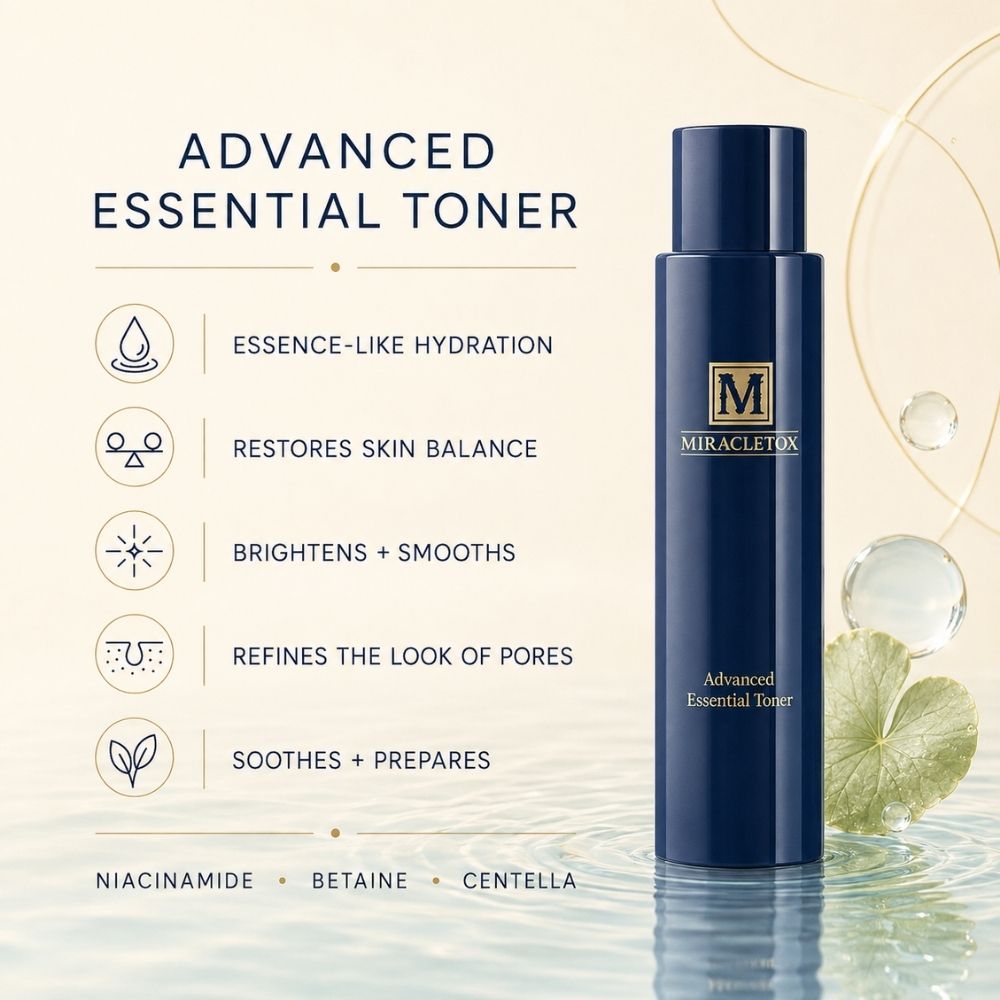 Miracletox Advanced Essential Toner Korean Beauty 