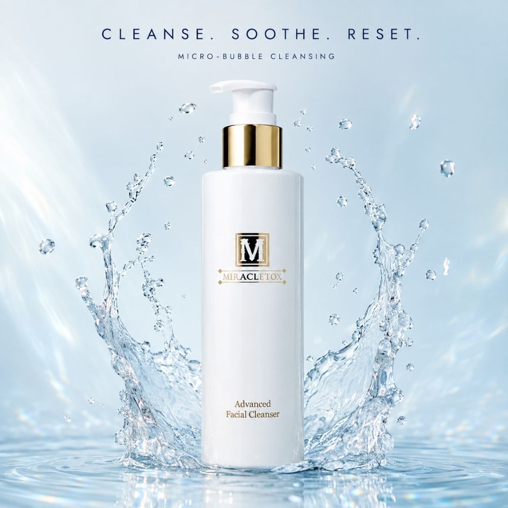 Miracletox Advanced Facial Cleanser Microbubble Cleansing, K beauty.