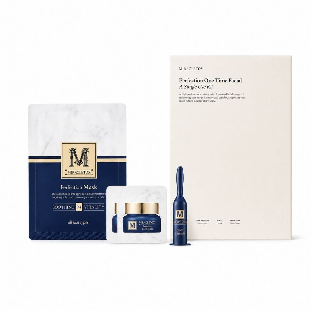 Miracletox Perfection One Time Facial Kit Shop UK Liquid Microneedling