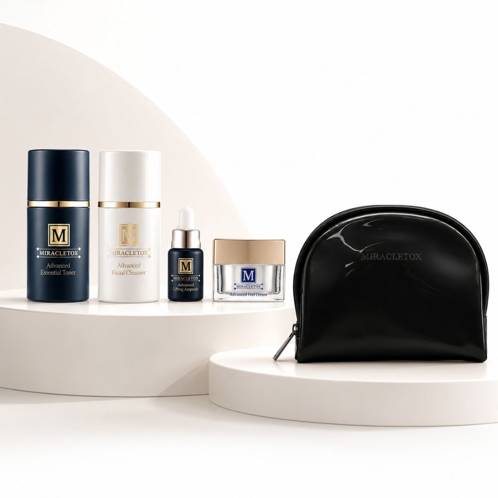 Miracletox Signature Royal No 4 Travels Skincare Kit. Premium Korean Skincare