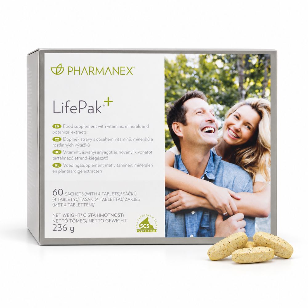 Nu Skin Pharmanex LifePak + (60 packets with 4 tablets)