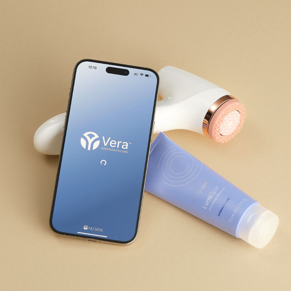 Nu Skin LumiSpa iO device and Cleanser